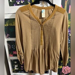 ANTHROPOLOGIE M Splendid brand 3/4 sleeve tee